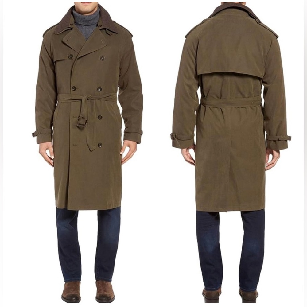 London Fog Men's Iconic Double Breasted Trench Coat